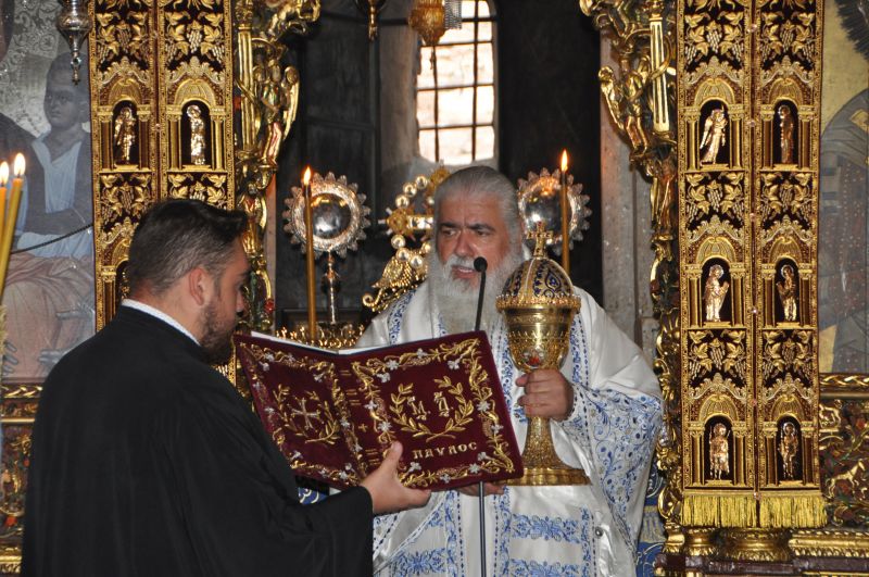 Πανήγυρις τῆς Κοιμήσεως τῆς Ὑπεραγίας Θεοτόκου στήν Ἱερά Μονή Εἰκοσιφοινίσσης